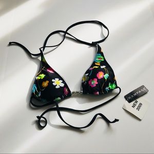 Rampage swim string bikini floral print